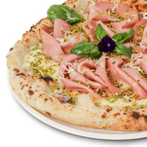 PIZZA MORTADELLA PISTACCHIO